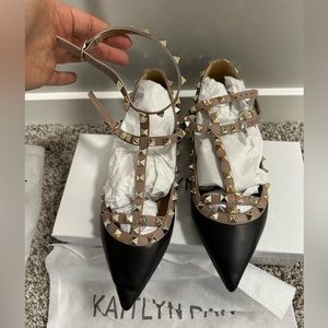 Kaitlyn Pan rockstud flats